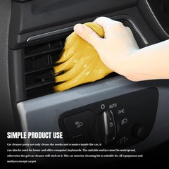 Universal Cleaning Gel Putty for Automotive, Keyboard, Camera, and Printers (Yel