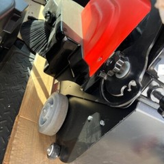 Sanitmax Walk-Behind Floor Sweeper, Triple Brushes, Water Sprinklers