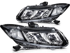 Headlight Assembly Pair for 2012-2015 Civic 33150TR0A01 33400TR0A01