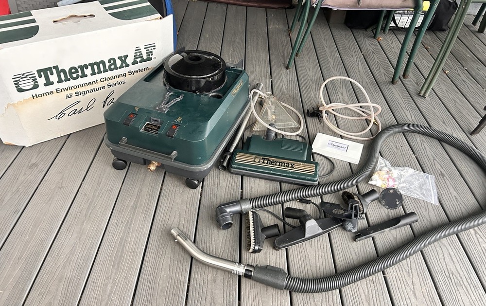 Thermax Home Environment Cleaning System Vacuum Water Cleaner w Box Manual VIDEO