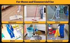 Garne Mop Handle Clip Stainl Steel Steel Clip on Dust Mop Handle: