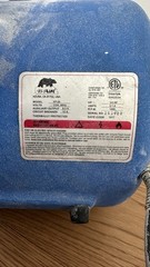 B-Air VP-25 Commercial Air Mover Blower Fan 1/4 HP Blue – Used Works Great