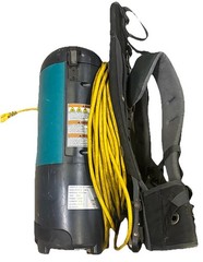 Tennant V-BP-6 Commercial Backpack Vacuum Cleaner-120V No Hose Working Used