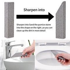 36 Pack Grey Pumice Stones for Toilet Cleaning Hard Water Stain Remover Set
