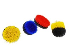 Drill Brush Attachment Set Scrubber Pads Cleaning Grout Bathtub Sink Carpet