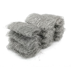 Multi Grade Assorted Steel Wool Pads for Cleaning Polishing Sanding 12 Pack