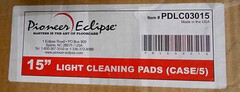 Lot of 5 15″ Light Floor Buffing, Cleaning & Polishing Pads, Red – PDLC03015