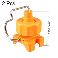 Spray Nozzle 1″ Adjustable Ball Flat Fan Full Cone Clamp Clip Nozzle 2Pcs