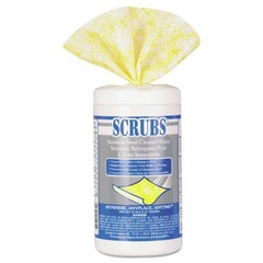 SCRUBS 91930 9.75″ x 10.5″ Stainless Steel Cleaner Towel – Lemon (30/CN) New