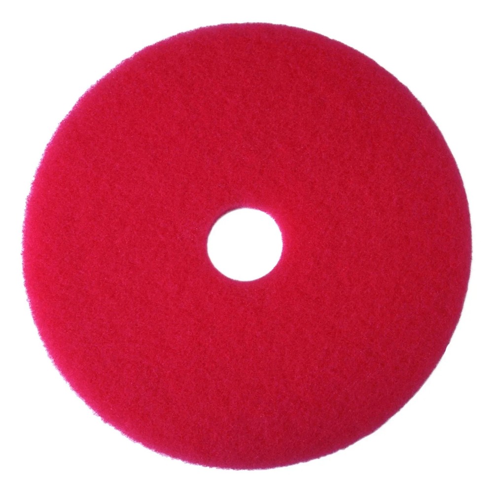 3M 5100 20″ Red Buffer Pads Floor Pads Pack of 3