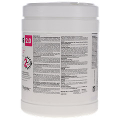 Metrex 14-1100 CaviWipes 2.0 Disfinectant Virucidal Wipes 6″ X 6.75″ 160/Can