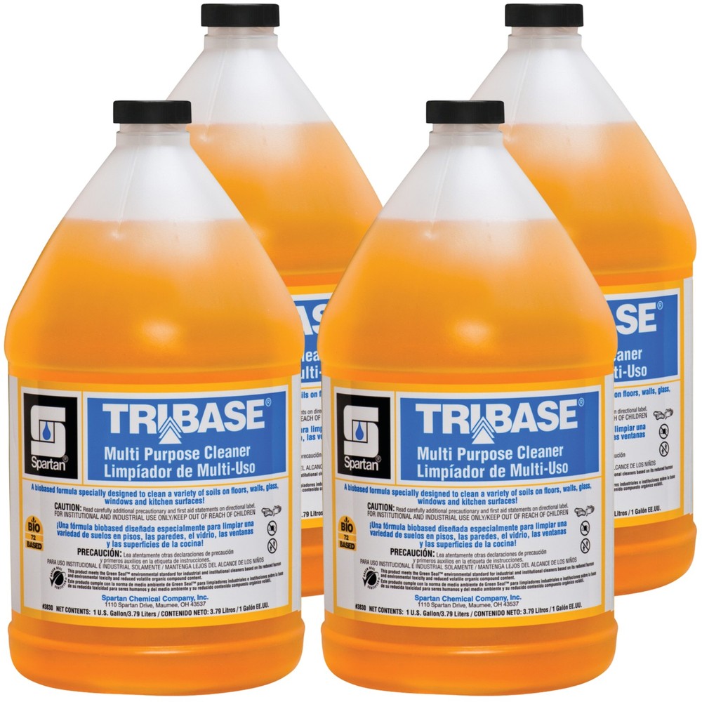 Case of 4 Gallons Spartan TriBase Multi Purpose Cleaner