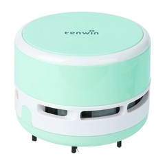 tenwin Mini Vacuum Cleaner, Portable Desktop Cordless, Handheld Green