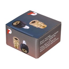 Tool Daily Pressure Washer Adapter Set, M22 14mm Brass, As Shown