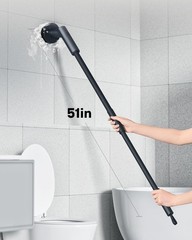HOTO Cordless Electric Spin Scrubber, IPX7 Full Body Waterproof Grey Black