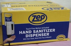 Zep TFHSU-1- 2500PL Touch-Free Motion Hand Dispenser 84.54-oz with Stand. 46M