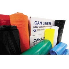 Inteplast Group Can Liners, 60 gal, 0.7 mil, 38×58″, 25 Bags/Roll, 4 Rolls/CT