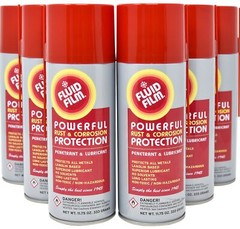 Fluid Film Rust & Corrosion Protection 11.75 Oz Spray Pack of 6