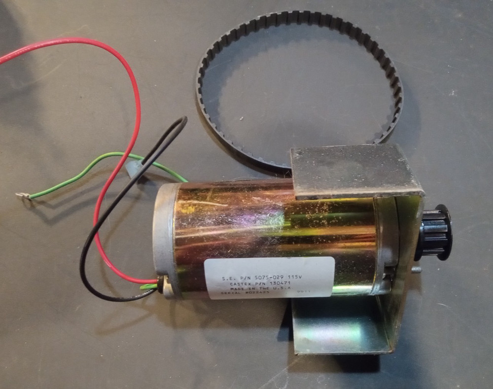 Tennant 1520 Industrial Carpet Extractor Brush Motor & Belt
