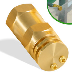 6540-1 Boomless Spray Nozzle 1/2″ FPT #5 Orifices 90°&180° Caps 2.0 GPM @ 40 PSI