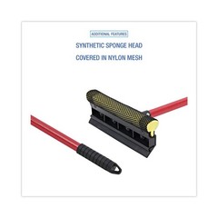 Boardwalk 824 21″ Handle 8″ Wide Blade General-Duty Squeegee – Black/Red New