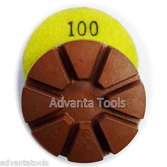 3” Metal Bond Diamond Polishing Pad for Concrete Floor – 100 Grit