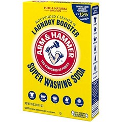 ARM & HAMMER Super Washing Soda Household Cleaner 55 Ounce (Pack of 2), Multi