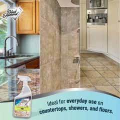 Black Diamond Stoneworks GRANITE PLUS! 2 in 1 Cleaner & Sealer for Granite, M…