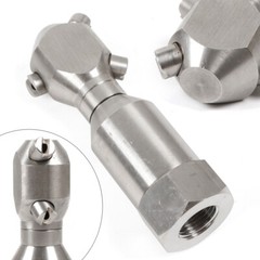 1/2″ Rotating Jetter Head Nozzle Pressure Washer Drain Sewer Hose Cleaner 3 Jet