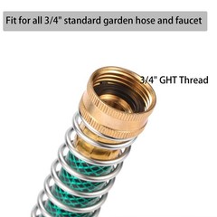 Sanpaint Garden Hose Extension Adapter, Kink 3/4 inches, 2 Pack