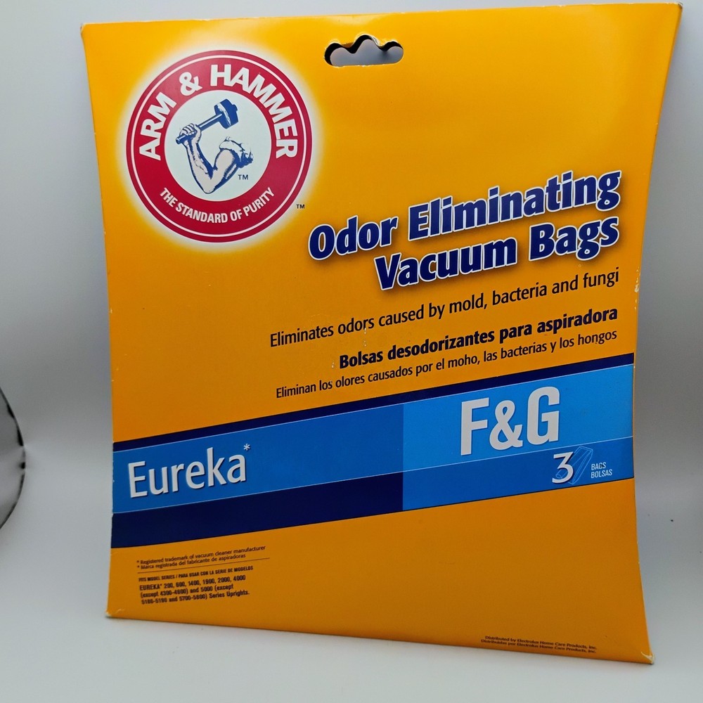 Arm & Hammer Eureka/Sanitaire Style F&G Standard Allergen Bag 2 Pack Open Box