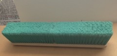 Magnolia Brush,18″ Green Polypropylene Garage Brush Push Broom Head,Soft.NWOT.