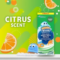 Scrubbing Bubbles Toilet Bowl Wand Cleaner 8 Count (Pack of 1), White