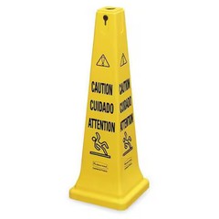 Rubbermaid Commercial Fg627600yel Safety Cone, 36 In H, 12 1/4 In W, Hdpe,