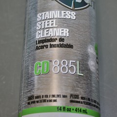 (10) Sprayon Metal Cleaner CD885L, 14 fl oz Spray Bottle, NSF C1 Stainless Steel