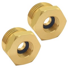 Joywayus 2PCS 3/4 GHT Male to 3/8 Compression Female, Brass