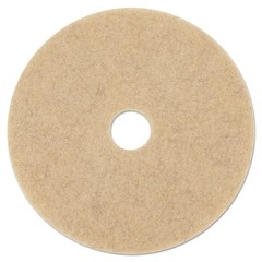 4017NHE Ultra High-Speed Natural Hair Extra Floor Pads, 17-inch Diameter, Tan, 5