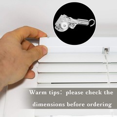 4 Pieces Blind Wand Tilter Control for 1 Inch Mini 1 Inch, Transparent