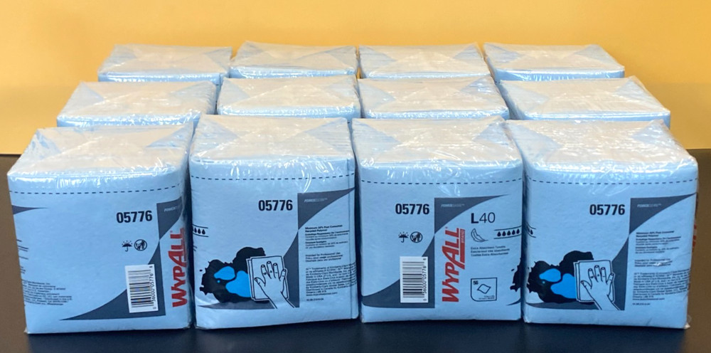 WypAll L40 05776 Industrial Cleaning Wipes 12 x 56 Ct Industrial/Shop Towels New
