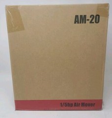 1/5hp Air Mover 800cfm Blower Fan Carpet Floor Drying Fan – 3-Speed Compact A…