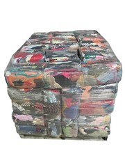 Pallet of 600 lbs Color Knit T-Shirt Wiping Rags – 60 x 10 lbs. Bags – Absorbent
