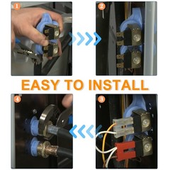 New Upgrade 285805 Washer Water Inlet 2.7 x 4.4 x 2.8 inches, Blue&Black