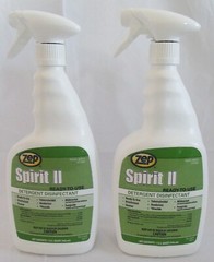 Zep Spirit II Non-Phenolic Detergent Disinfectant 1 qt (946 ml) – Lot of 2/Order