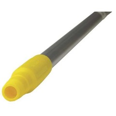 Vikan 29586 50″ Color Coded Handle, 1 In Dia, Yellow, Aluminum