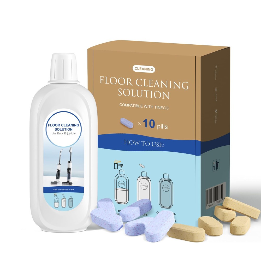 10 Bottles Compatible with Tineco Cleaning Solution Pet 1 Count (Pack of 10)