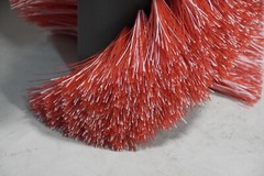 45 inch long scrub roller brush, 5-13/16 inch inside diameter, 14.5 in diameter