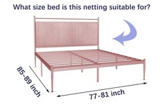 Mosquito Net for Patio Bed Tent King Size Portable Mosquito Netting (87 * 79