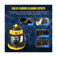 Walnut Blasting Cleaner Machine, with 2KG Walnut Sand & 5 Pcs Adapters Automo…