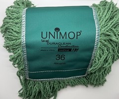 TWO UNIMOP 53755 Duraclean Dust Mop Replacement Head 36″ Width 6.5″ ~ Green