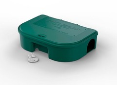 EZ KLEAN Rat Mouse Mice Control Bait Box Station Tamper Proof (6) Station 1 Key